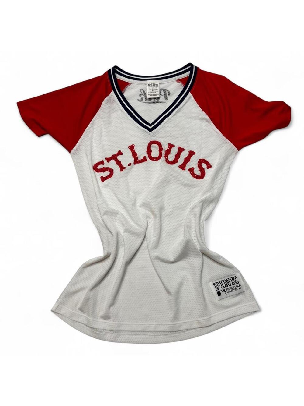 PINK Victorias Secret MLB Vintage Exclusive ST. Louis Mcbling Jersey Top Size S